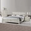 Alice Bedroom Suite 4 Pcs In Queen Size & White Ash Colour