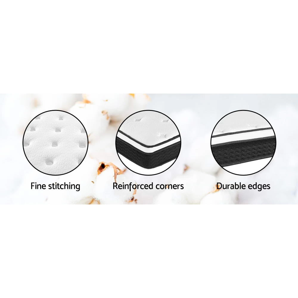 Giselle Bedding King Sigle Size Mattress Euro Top Bed Bonnell Spring Foam 21cm 8 Giselle Bedding King Sigle Size Mattress Euro Top Bed Bonnell Spring Foam 21cm - Image 6