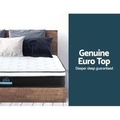 Giselle Bedding Single Size Mattress Euro Top Bed Bonnell Spring Foam 21cm -Best Bedding Store MATTRESS 0505 BET21 S 03