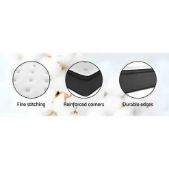 Giselle Bedding Double Size Mattress 7 Zone Euro Top Pocket Spring 34cm -Best Bedding Store MATTRESS 0808 D137 05