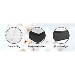 Giselle Bedding Queen Size Mattress Euro 7 Zone Top Pocket Spring 34cm -Best Bedding Store MATTRESS 0808 Q153 05