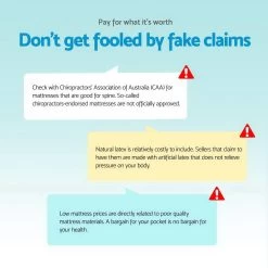 Giselle Bedding Single Size Mattress Bed COOL GEL Memory Foam Euro Top Pocket Spring 34cm -Best Bedding Store MATTRESS 0909 SINGLE 02