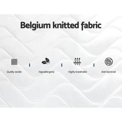 Giselle Mattress Medium Firm Mattresses Tight Top Bed Bonnel Spring 13cm KS 16 Giselle Mattress Medium Firm Mattresses Tight Top Bed Bonnel Spring 13cm KS -Best Bedding Store MATTRESS 13D KS 05