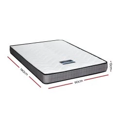 Giselle Mattress Medium Firm Mattresses Tight Top Bed Bonnel Spring 13cm SINGLE -Best Bedding Store MATTRESS 13D S 01