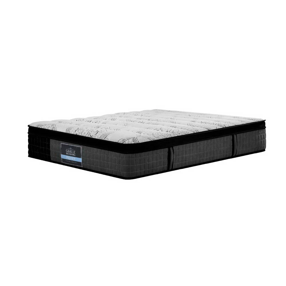 Giselle Bedding King Single Bed Mattress 7 Zone Pocket Spring Cool Gel Foam Medium Firm 30cm