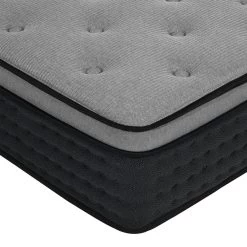 Giselle Bedding Queen Size Spring Foam Mattress Top -Best Bedding Store MATTRESS BLACK QUEEN 04