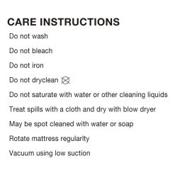 Giselle Bedding Queen Size Spring Foam Mattress Top -Best Bedding Store MATTRESS BLACK QUEEN 06