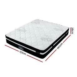 Giselle DOUBLE Bed Mattress Size Extra Firm 7 Zone Pocket Spring Foam 28cm -Best Bedding Store MATTRESS FIRM028 D 01