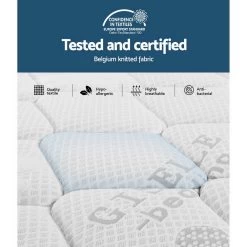 Giselle DOUBLE Bed Mattress Size Extra Firm 7 Zone Pocket Spring Foam 28cm -Best Bedding Store MATTRESS FIRM028 D 05