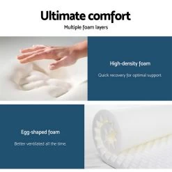 Giselle DOUBLE Bed Mattress Size Extra Firm 7 Zone Pocket Spring Foam 28cm -Best Bedding Store MATTRESS FIRM028 D 06