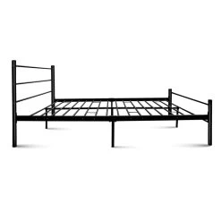Artiss Metal Double Bed Frame - Black -Best Bedding Store MBED B 07D BK 03