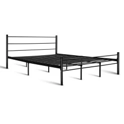 Artiss Metal King Bed Frame - Black