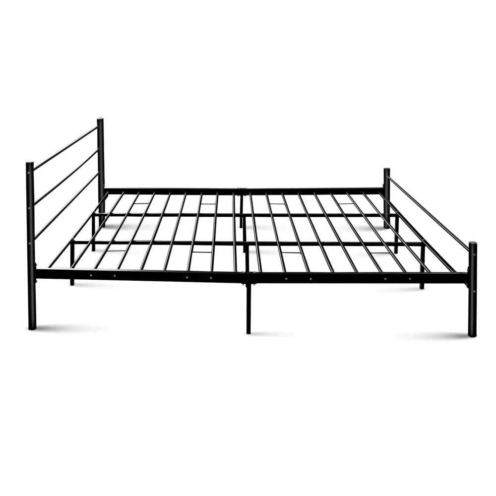 Artiss Metal King Bed Frame - Black 6 Artiss Metal King Bed Frame - Black - Image 4
