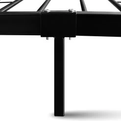 Artiss Metal King Bed Frame - Black 17 Artiss Metal King Bed Frame - Black -Best Bedding Store MBED B 07K BK 06