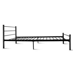 Artiss Metal King Single Bed Frame - Black -Best Bedding Store MBED B 07KS BK 03