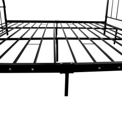 Artiss Queen Size Metal Bed Frame - Black -Best Bedding Store MBED B N02Q BK 04