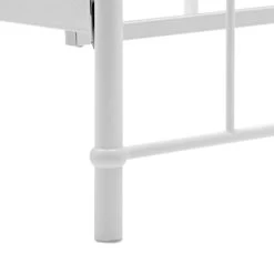 Artiss Metal Single Bed Frame - White -Best Bedding Store MBED B N04S WH 06