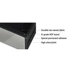 Artiss Mirrored Bedside Tables Drawers Crystal Chest Nightstand Glass Grey -Best Bedding Store MF BT 6464 GY 04 1