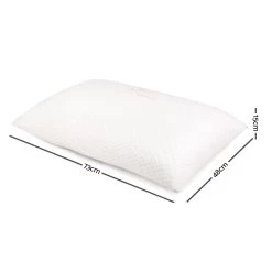 Giselle Bedding Set Of 2 Single Bamboo Memory Foam Pillow -Best Bedding Store PILLOW MEFO BAM S 01