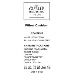 Giselle Bedding Set Of 4 Medium & Firm Cotton Pillows -Best Bedding Store PILLOW MICRO 2M2F 06