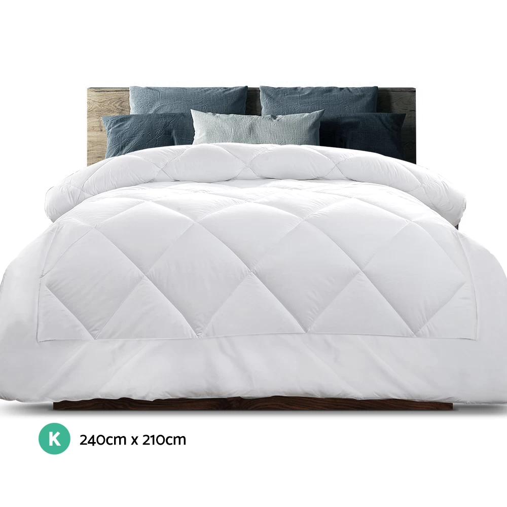 Giselle Bedding Bamboo Microfiber Microfibre Quilt Duvet Cover Doona Winter King 4 Giselle Bedding Bamboo Microfiber Microfibre Quilt Duvet Cover Doona Winter King - Image 2