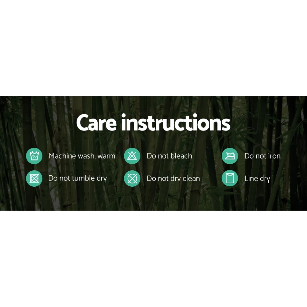 Giselle Bedding Bamboo Microfiber Microfibre Quilt Duvet Cover Doona Winter King 9 Giselle Bedding Bamboo Microfiber Microfibre Quilt Duvet Cover Doona Winter King - Image 7