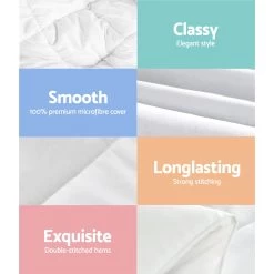 Giselle Bedding Microfiber Microfibre Bamboo Quilt Duvet Doona Winter Single -Best Bedding Store QUILT BAM 800 S 05