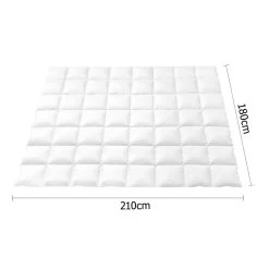 Giselle Bedding Double Size Light Weight Duck Down Quilt 14 Giselle Bedding Double Size Light Weight Duck Down Quilt -Best Bedding Store QUILT DFD 700 D 01