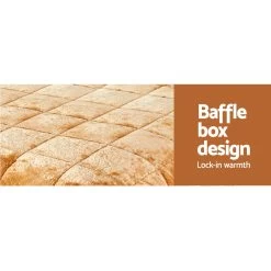 Giselle Bedding Faux Mink Quilt Duvet Comforter Throw Blanket Doona Latte Double 13 Giselle Bedding Faux Mink Quilt Duvet Comforter Throw Blanket Doona Latte Double -Best Bedding Store QUILT FM LATTE D 04 1