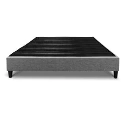 Artiss King Size Bed Base Frame Pine Wood Slats - Grey -Best Bedding Store SBED BED BASE K GY 02