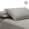 Giselle Bedding Queen Size 4 Piece Bedsheet Set - Grey