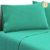 Giselle Bedding Double Size 4 Piece Micro Fibre Sheet Set - Aqua -Best Bedding Store SHEET MICRO AQUA D 00