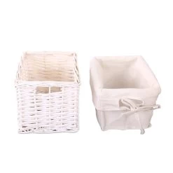 2 PCS Ariss Bedside Table - White -Best Bedding Store ST CAB 1D 1B WHX2 05