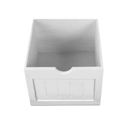 Artiss Bedside Table - White -Best Bedding Store ST CAB 3D WH 05