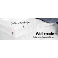 Giselle Bedding Pillowtop Mattress Topper Protector 1000GSM Double -Best Bedding Store TOPPER CV D 04