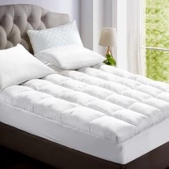 Giselle KING SINGLE 1800GSM Mattress Topper Duck Feather Down 9cm Pillowtop Topper -Best Bedding Store TOPPER DFD 1800 KS 99 1