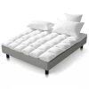 Giselle King SINGLE Mattress Topper Duck Feather Down 1000GSM Pillowtop Topper 2 Giselle King SINGLE Mattress Topper Duck Feather Down 1000GSM Pillowtop Topper -Best Bedding Store TOPPER DFD KS 00 1