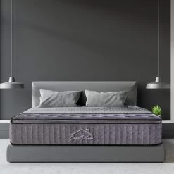 Casa Decor Bamboo Charcoal Mattress Pocket Spring Pillowtop 5 Zone 32cm Depth - Queen - Charcoal 12 Casa Decor Bamboo Charcoal Mattress Pocket Spring Pillowtop 5 Zone 32cm Depth - Queen - Charcoal -Best Bedding Store V160 10001707 10001707 3 1