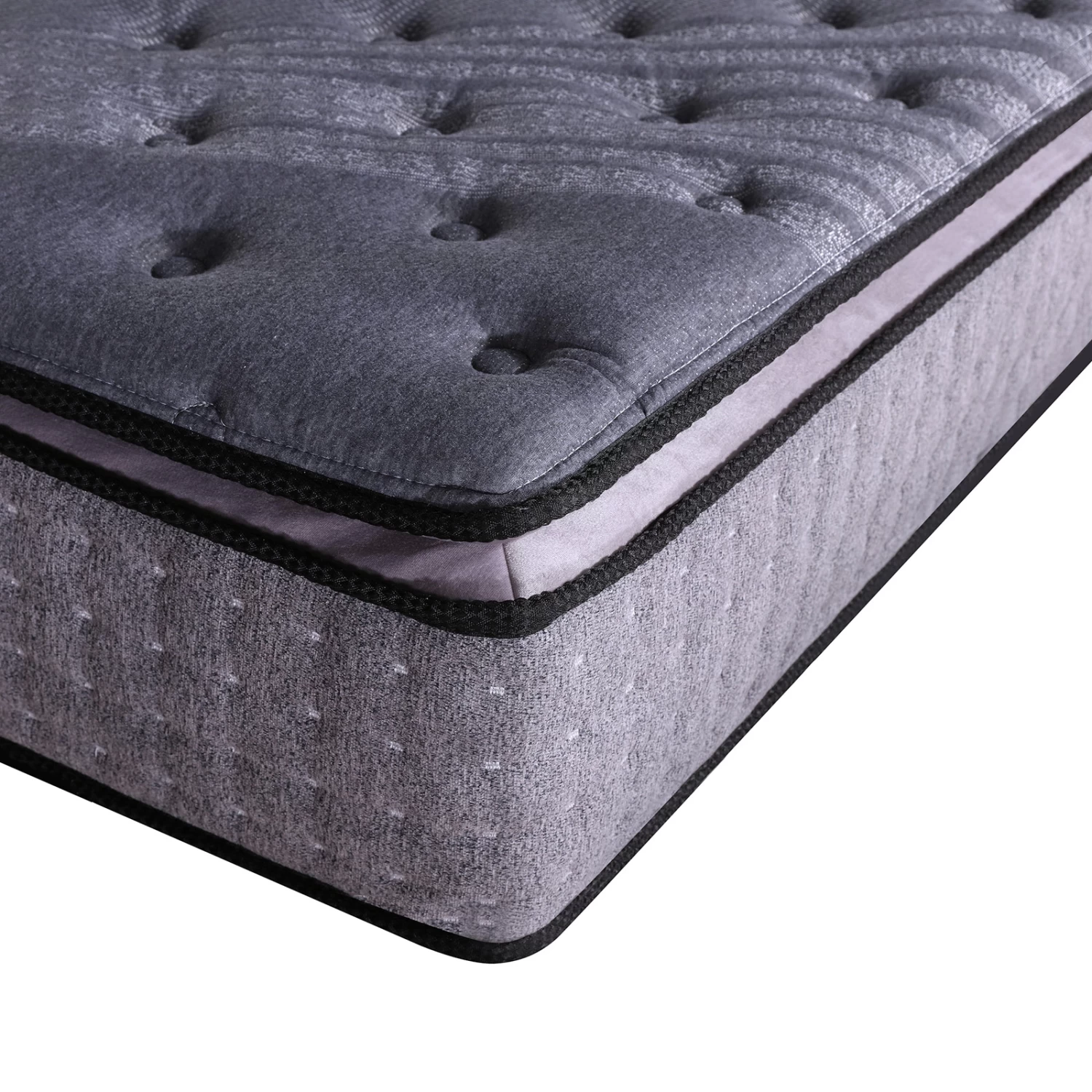 Casa Decor Bamboo Charcoal Mattress Pocket Spring Pillowtop 5 Zone 32cm Depth - Queen - Charcoal 9 Casa Decor Bamboo Charcoal Mattress Pocket Spring Pillowtop 5 Zone 32cm Depth - Queen - Charcoal - Image 7