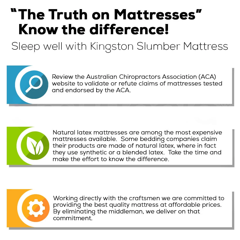 Kingston Slumber Mattress SINGLE Size Bed Euro Top Pocket Spring Bedding Firm Foam 34CM 6 Kingston Slumber Mattress SINGLE Size Bed Euro Top Pocket Spring Bedding Firm Foam 34CM - Image 4