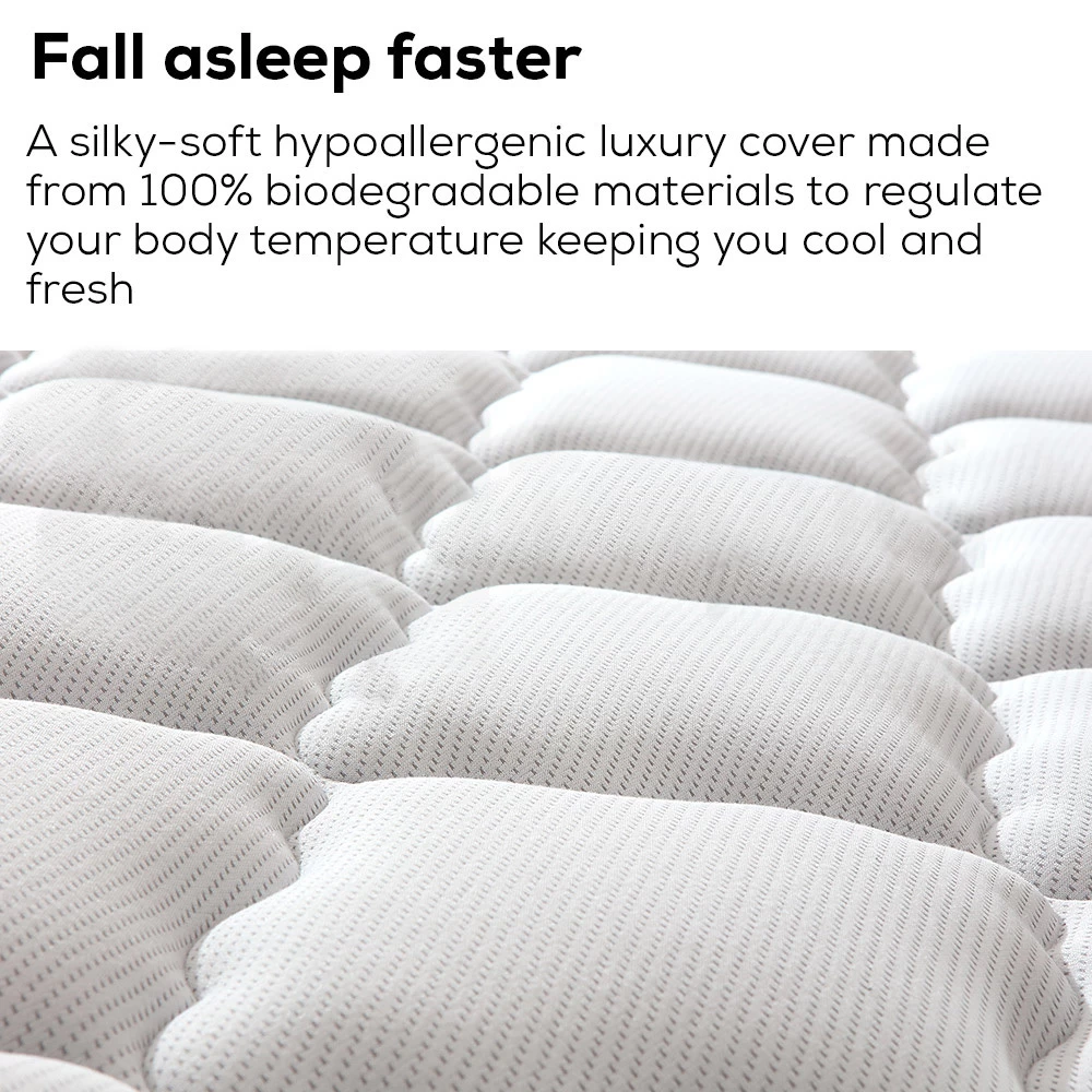 Kingston Slumber Mattress SINGLE Size Bed Euro Top Pocket Spring Bedding Firm Foam 34CM 8 Kingston Slumber Mattress SINGLE Size Bed Euro Top Pocket Spring Bedding Firm Foam 34CM - Image 6