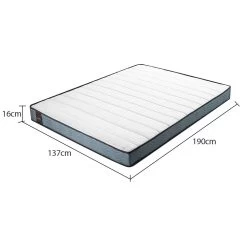 Kingston Slumber Mattress DOUBLE Bed Size Bonnell Spring Bedding Firm Foam Top 16CM -Best Bedding Store V219 FURBEDKNGASDB 44672 04
