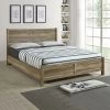 Cielo Bedframe Queen Size Oak -Best Bedding Store V43 BED CELQOK 01 4 7
