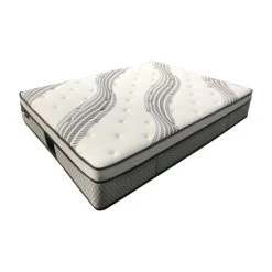 Queen Mattress In Gel Memory Foam 6 Zone Pocket Coil Soft Firm Bed 30cm Thick