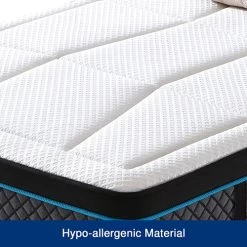 Queen Mattress In Coolmax Memory Foam 6 Zone Pocket Coil Soft Firmness -Best Bedding Store V43 MAT FUL Q 05 4 19