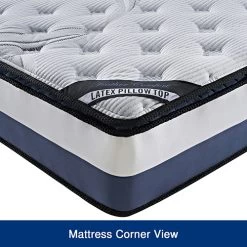 King Mattress Latex Pillow Top Pocket Spring Foam Medium Firm 11 King Mattress Latex Pillow Top Pocket Spring Foam Medium Firm -Best Bedding Store V43 MAT LPTN K 04 8