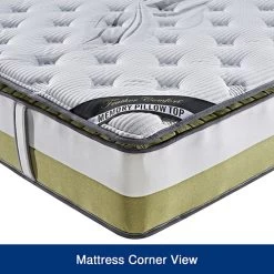 Queen Mattress Memory Pillow Top Pocket Spring Foam Medium Firm Bed -Best Bedding Store V43 MAT MPTN Q 05 8