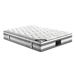 Mattress Euro Top Queen Size Pocket Spring Coil With Knitted Fabric Medium Firm 34cm Thick