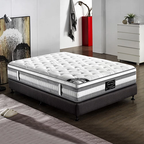 Mattress Euro Top Queen Size Pocket Spring Coil With Knitted Fabric Medium Firm 34cm Thick 4 Mattress Euro Top Queen Size Pocket Spring Coil With Knitted Fabric Medium Firm 34cm Thick - Image 2