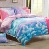 Queen Size Clouds Blue Sky Quilt Cover Set (3PCS) -Best Bedding Store V62 DS AN0703Q 01